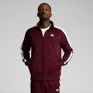 NWT PUMA X TMC Everyday Hussle T7 Full Zip Track Jacket (Burgundy) MSRP $90.00